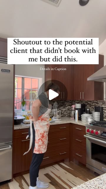 'The client I never booked' reel